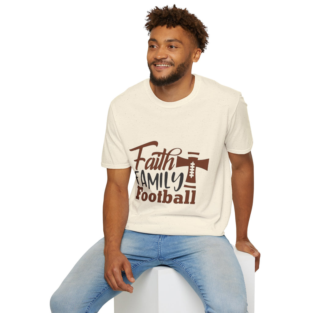 Faith,Family,Football T-shirt