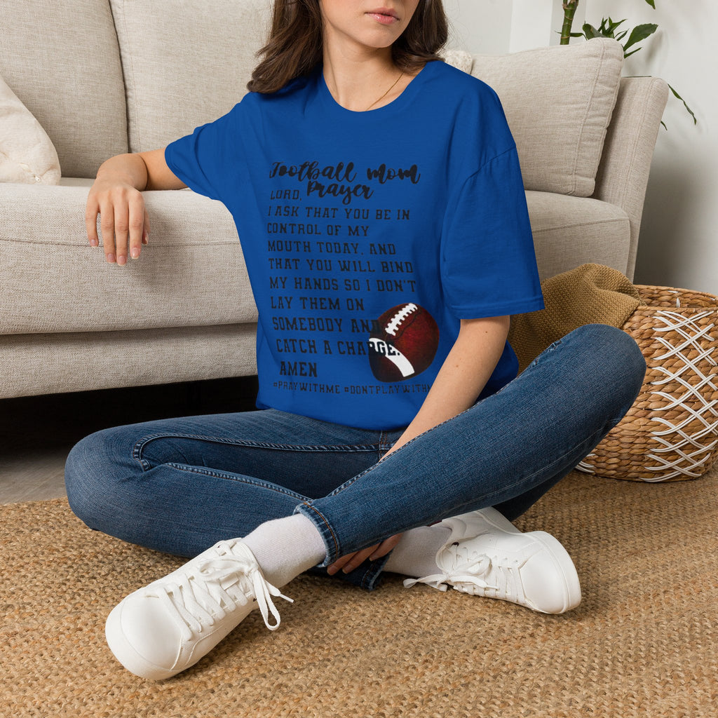 Football mom prayer T-shirt
