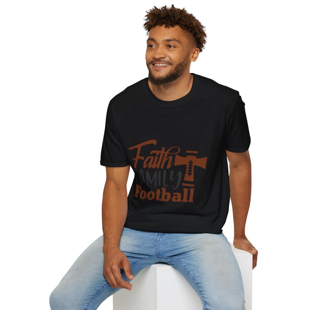 Faith,Family,Football T-shirt
