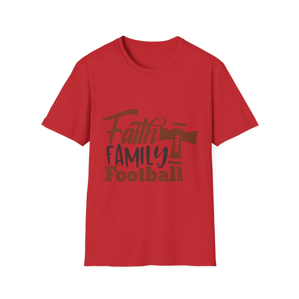 Faith,Family,Football T-shirt
