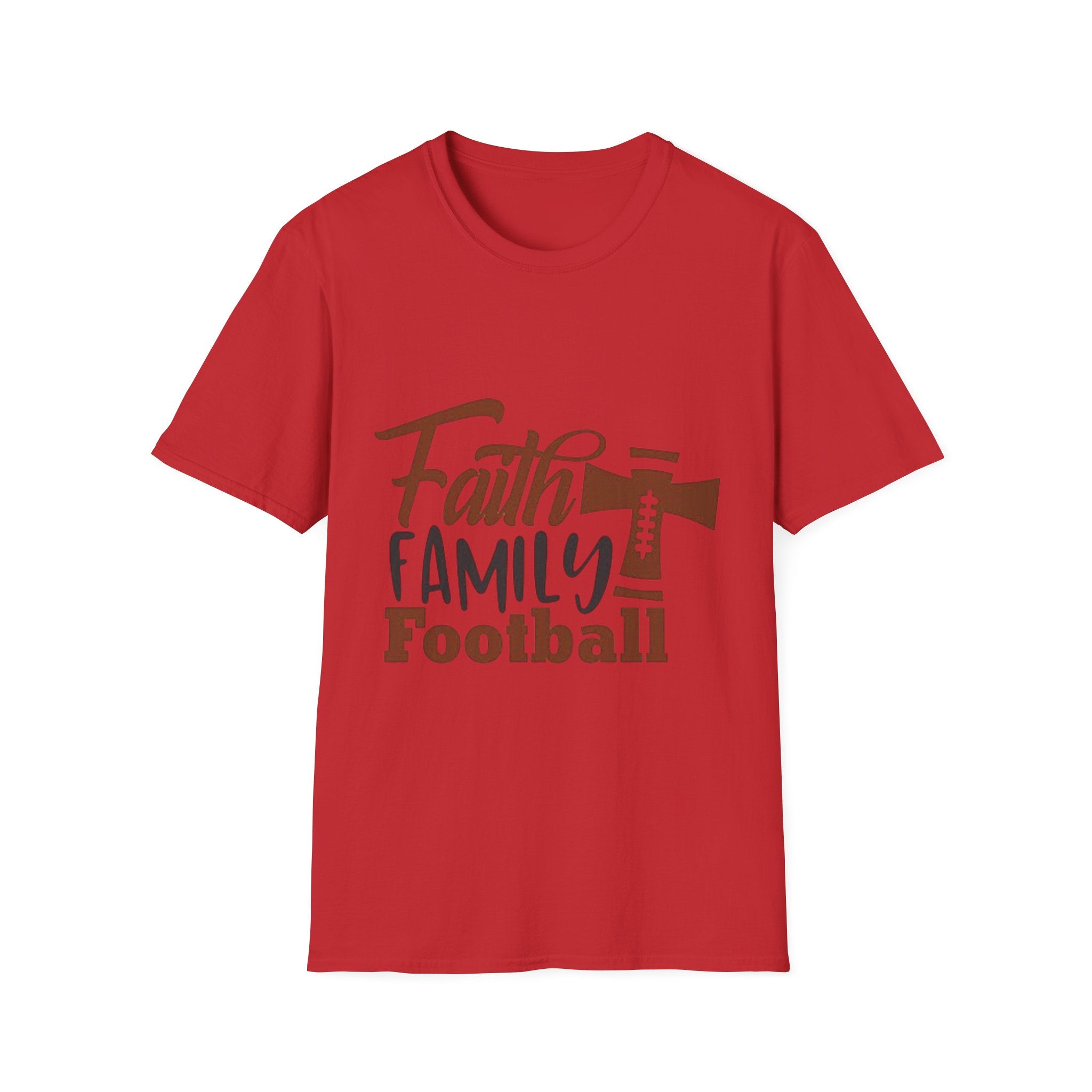 Faith,Family,Football T-shirt