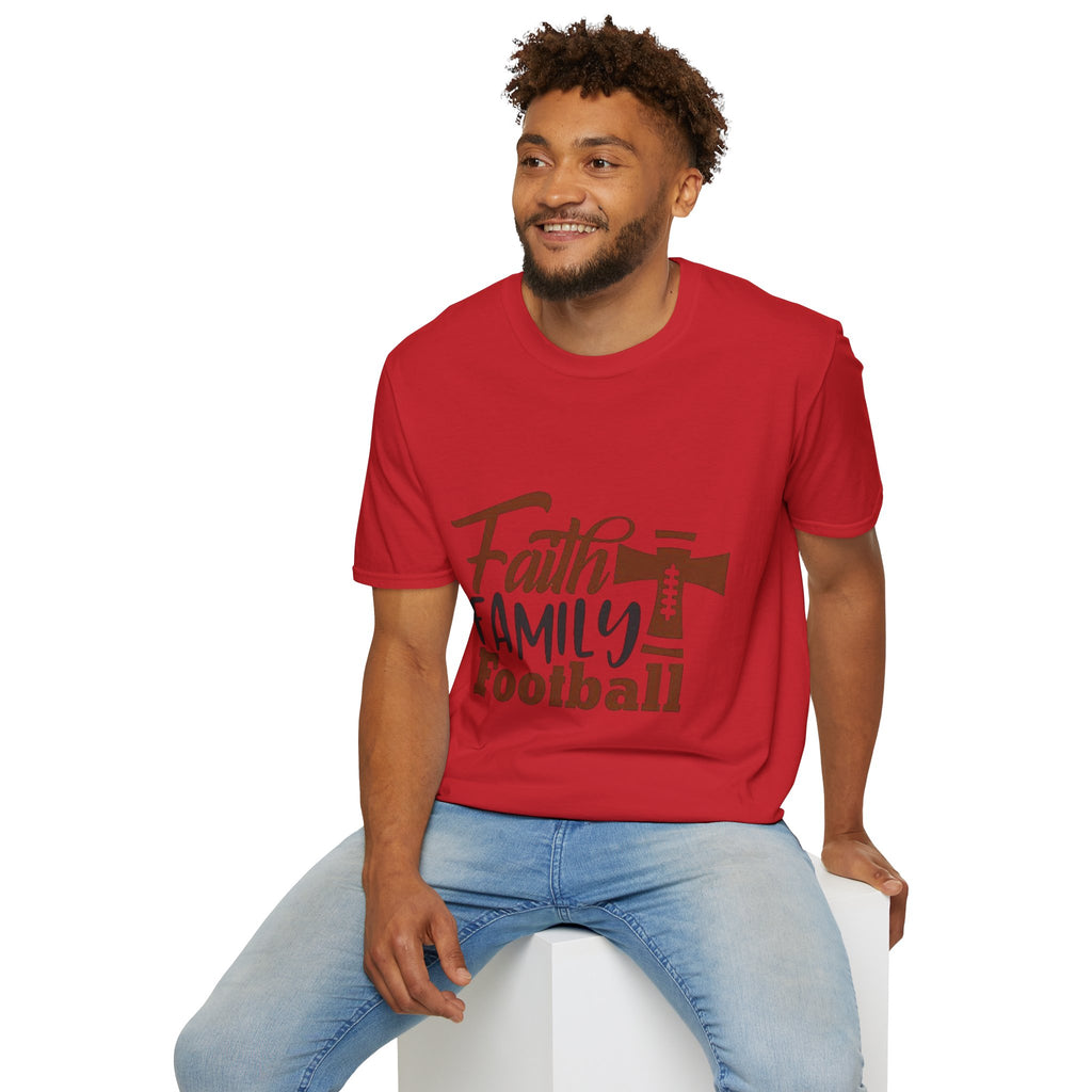 Faith,Family,Football T-shirt