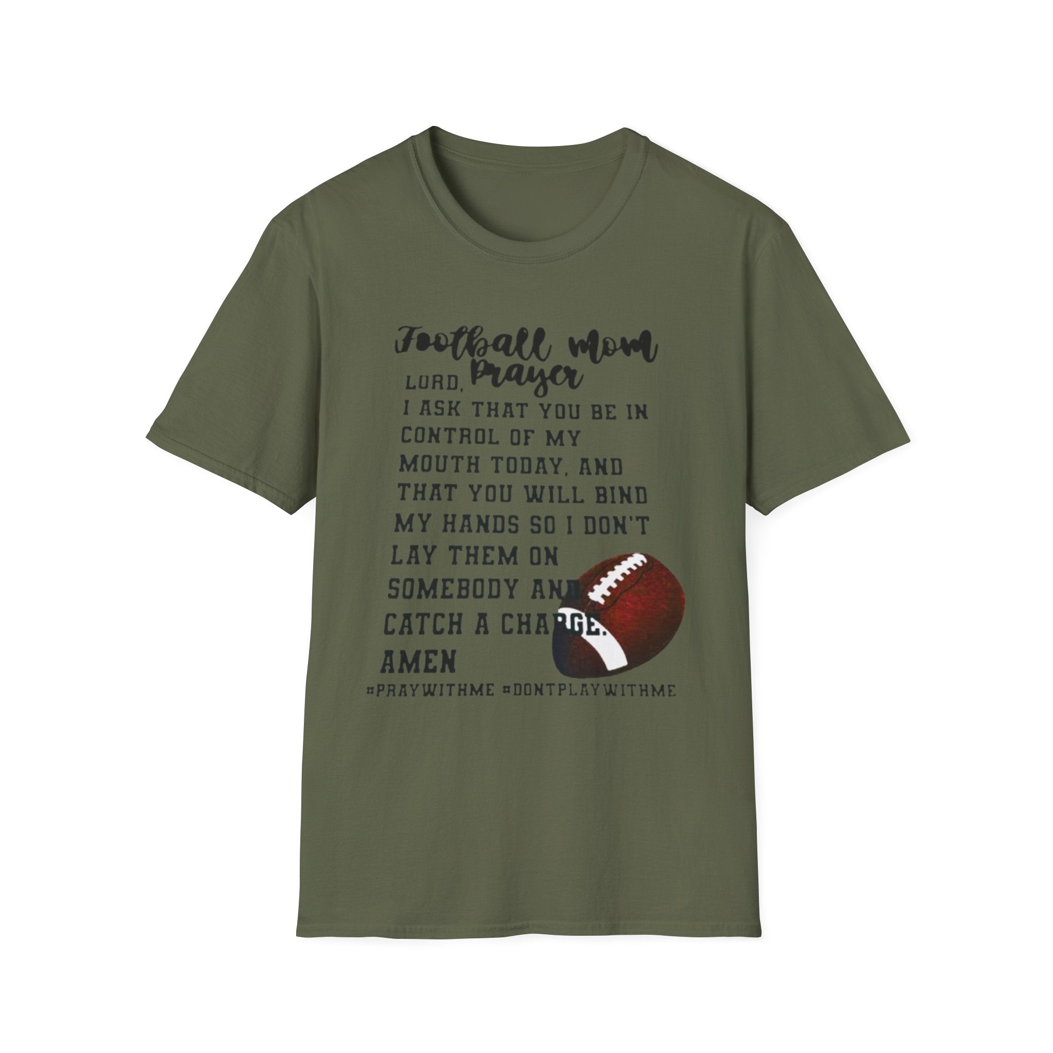 Football mom prayer T-shirt