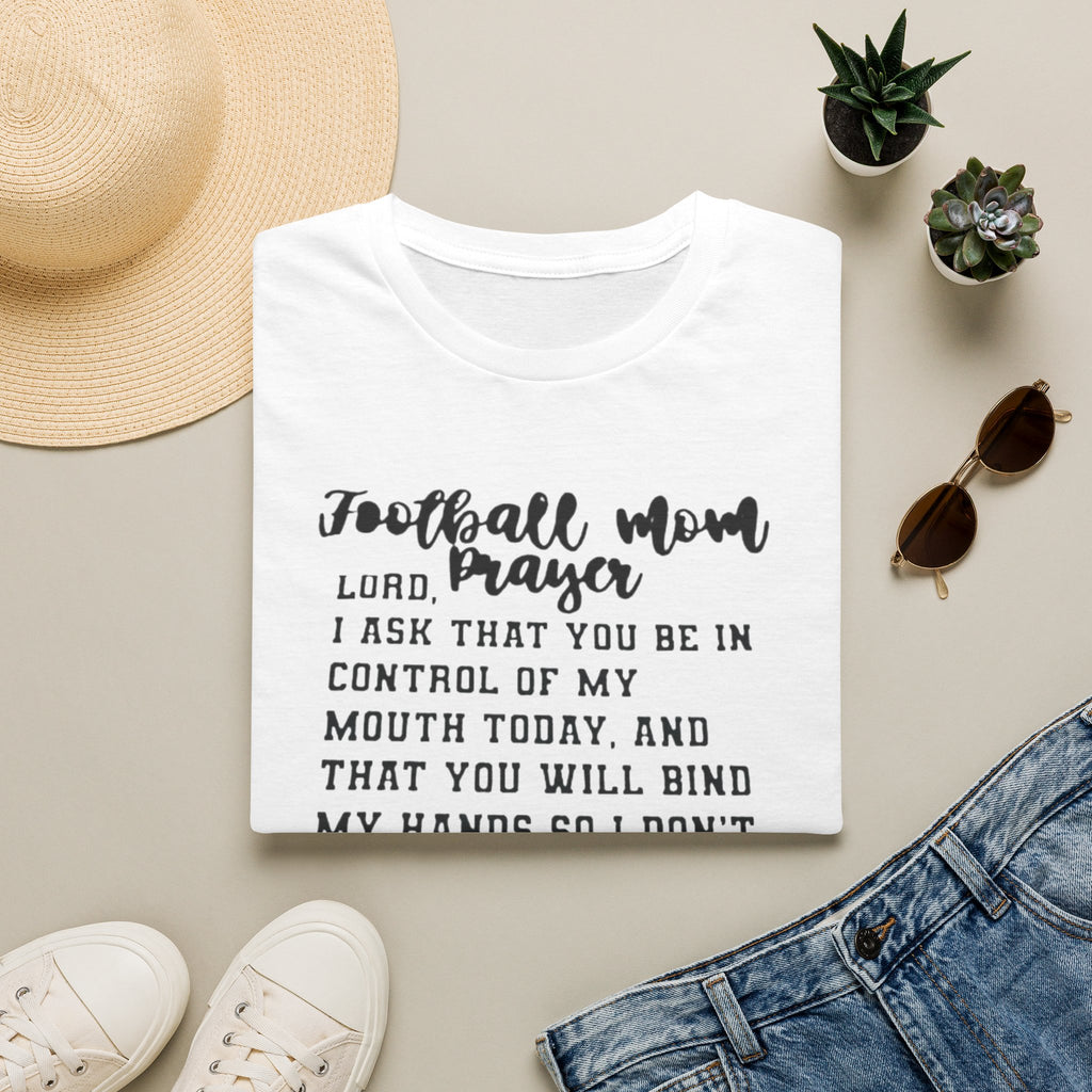 Football mom prayer T-shirt