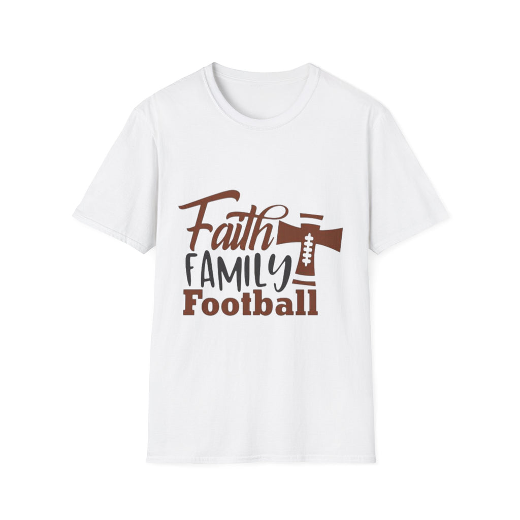 Faith,Family,Football T-shirt