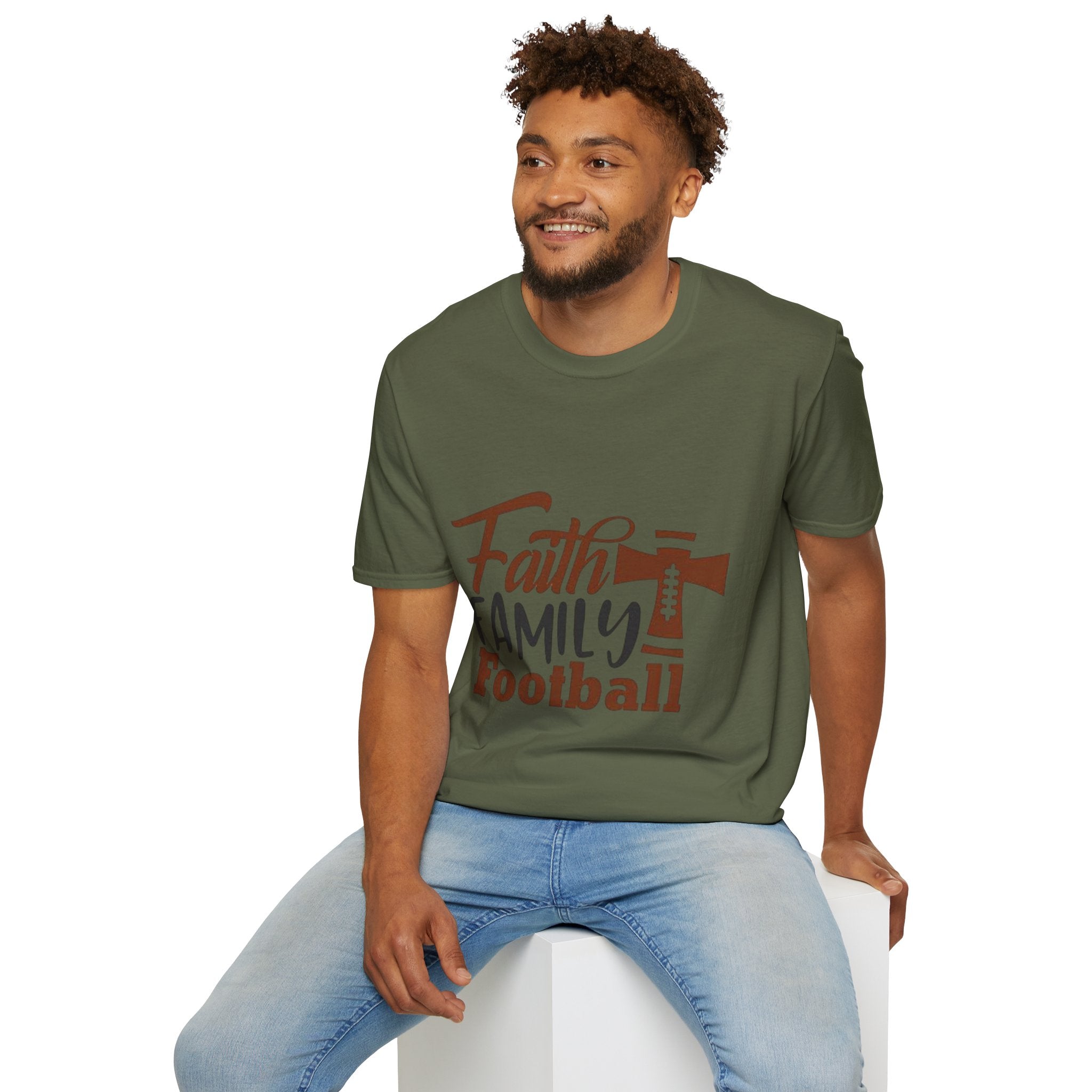 Faith,Family,Football T-shirt