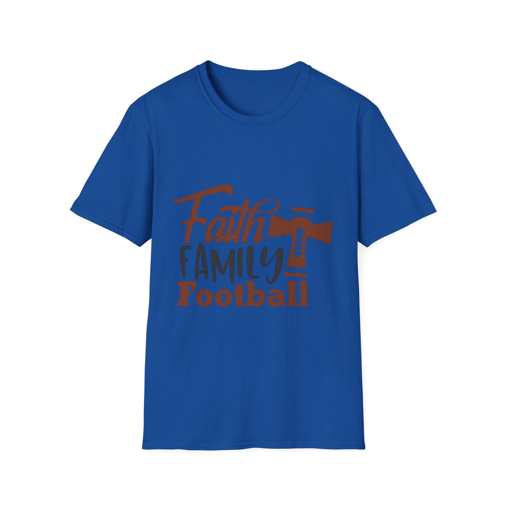 Faith,Family,Football T-shirt