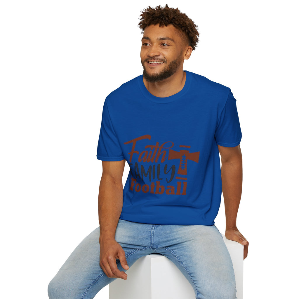 Faith,Family,Football T-shirt