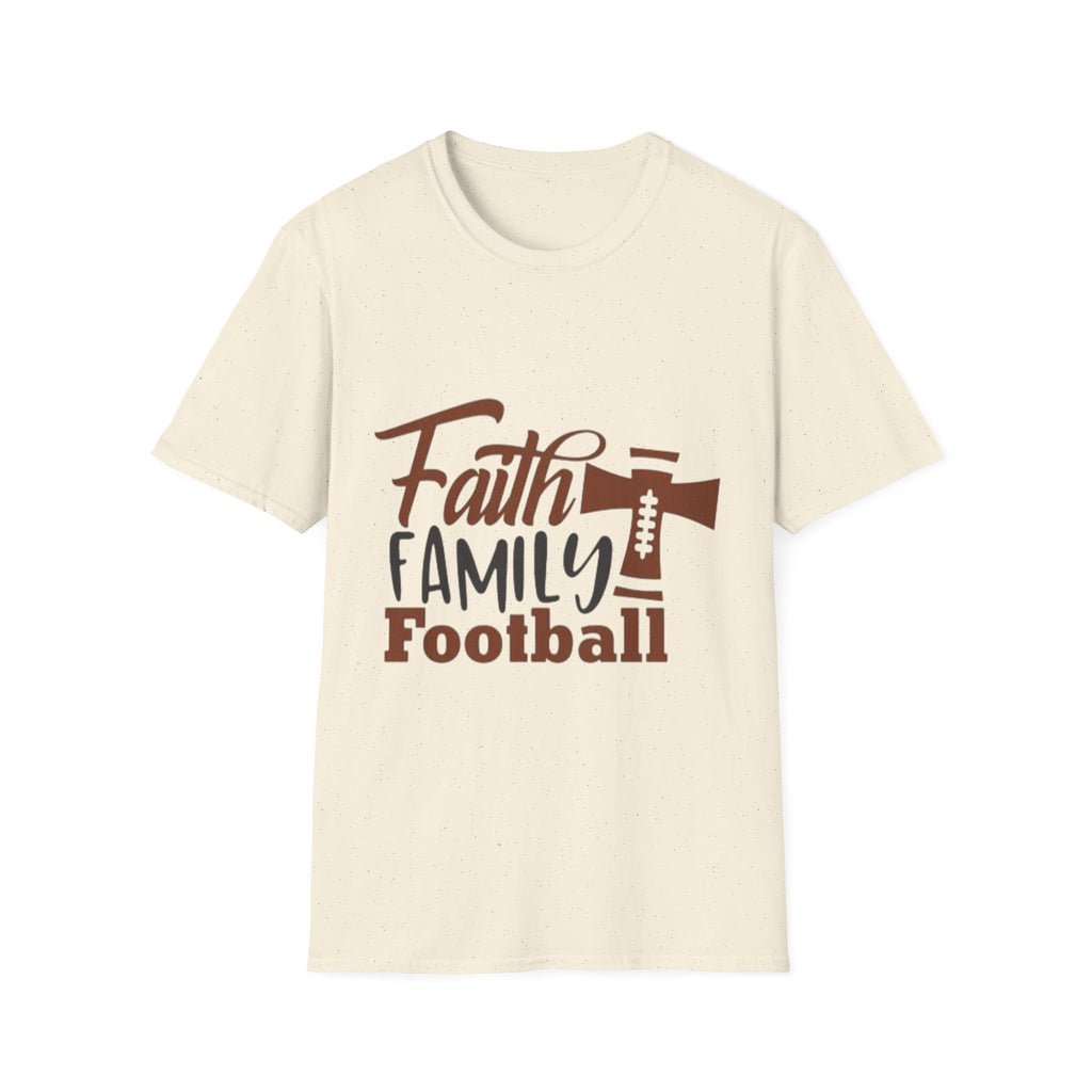 Faith,Family,Football T-shirt