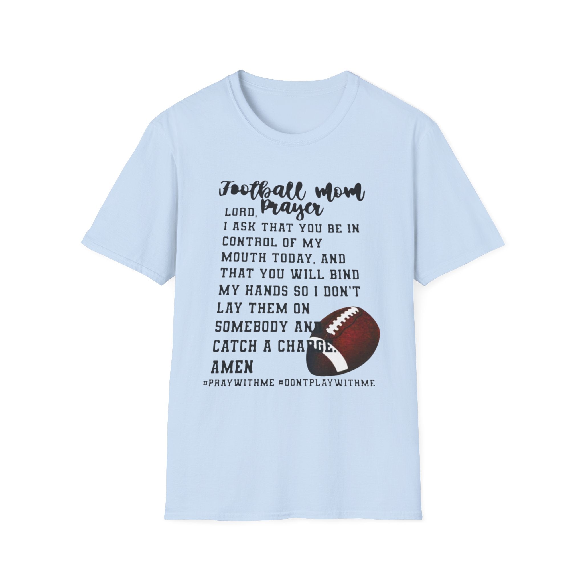 Football mom prayer T-shirt