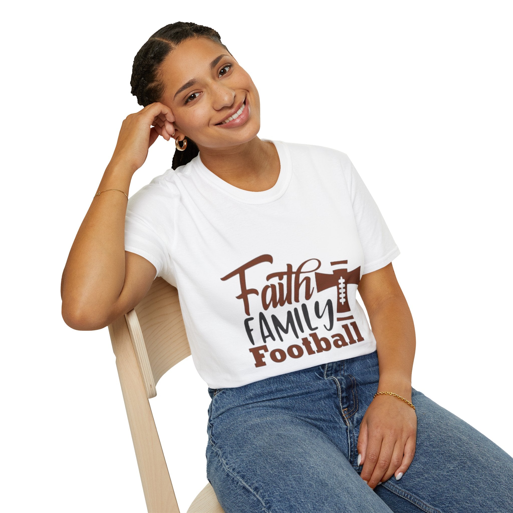 Faith,Family,Football T-shirt