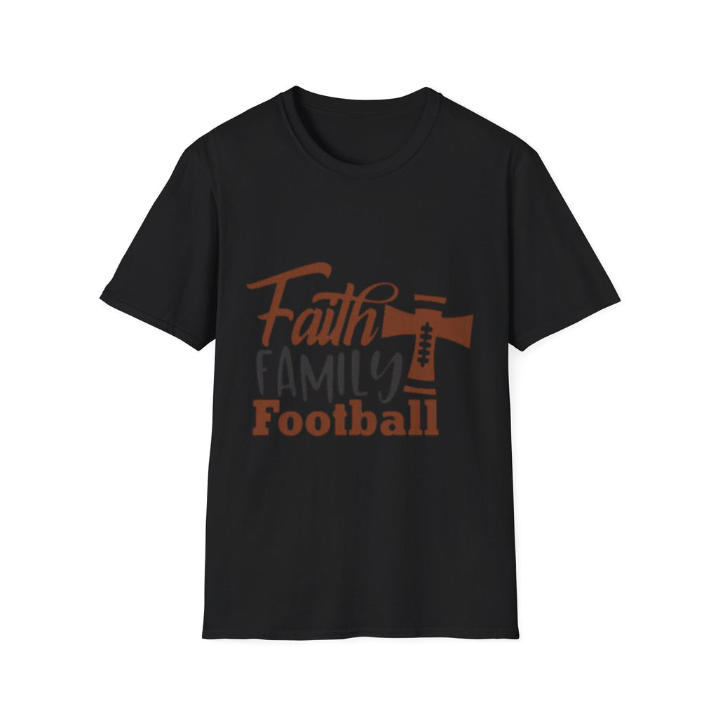Faith,Family,Football T-shirt