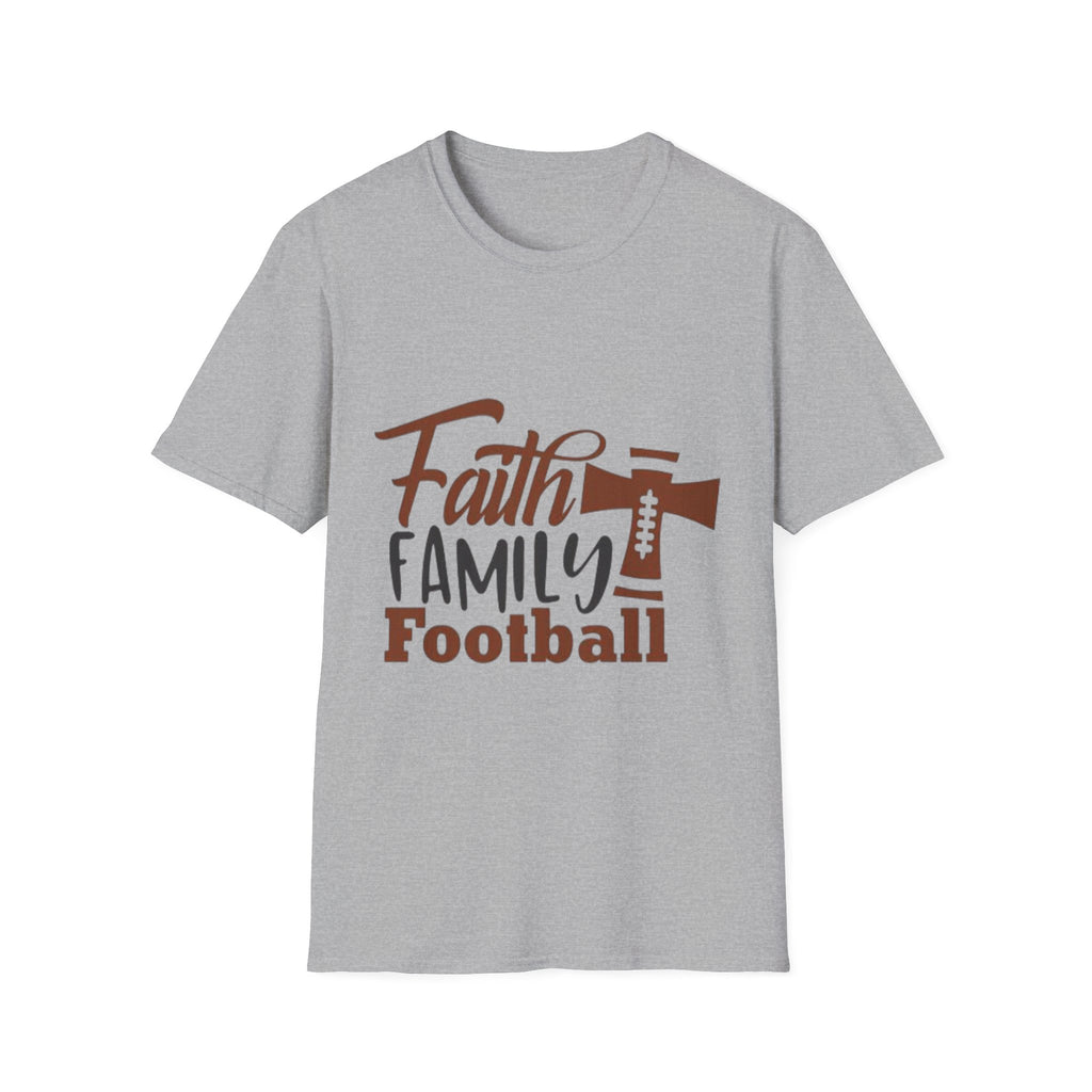 Faith,Family,Football T-shirt