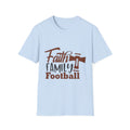 Faith,Family,Football T-shirt