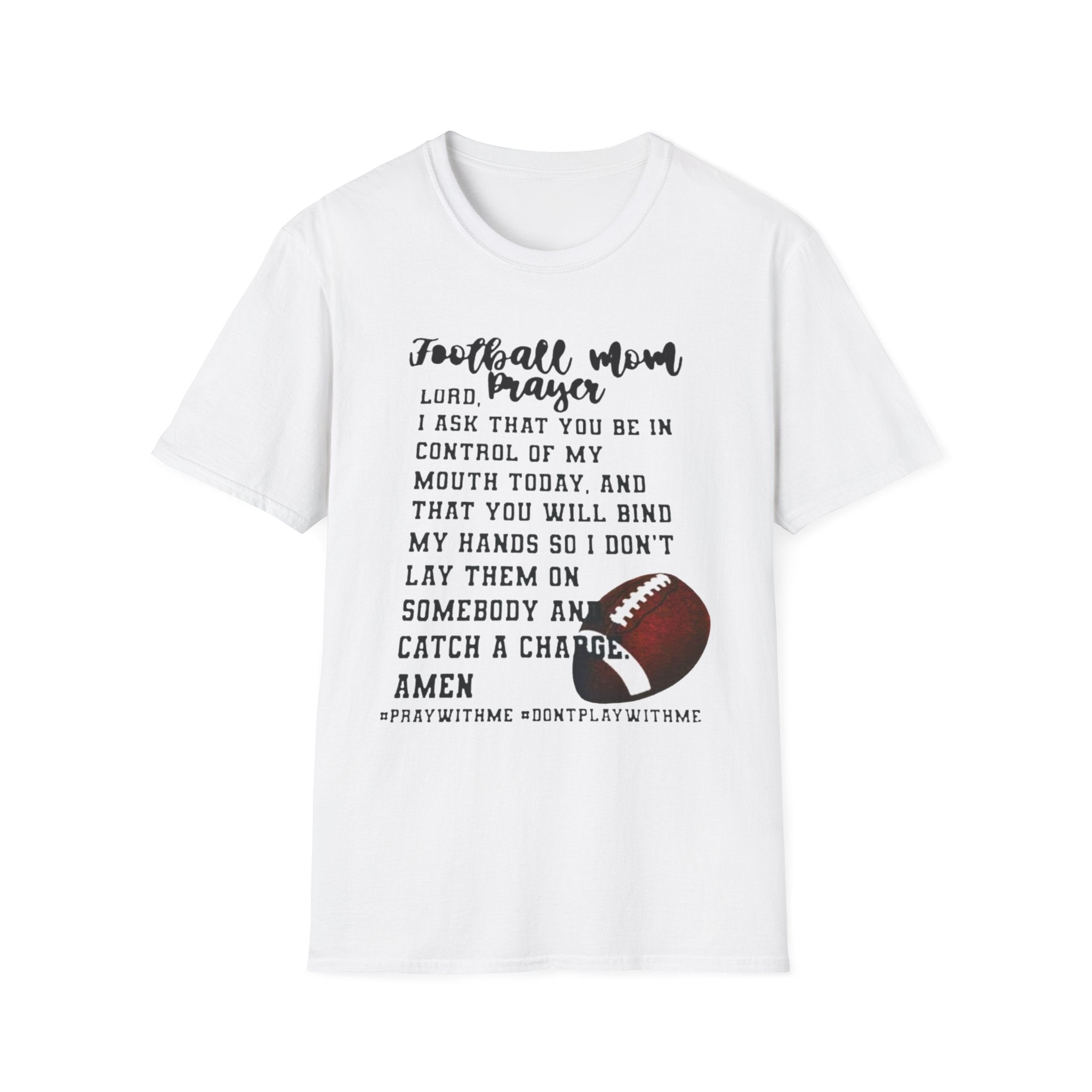 Football mom prayer T-shirt
