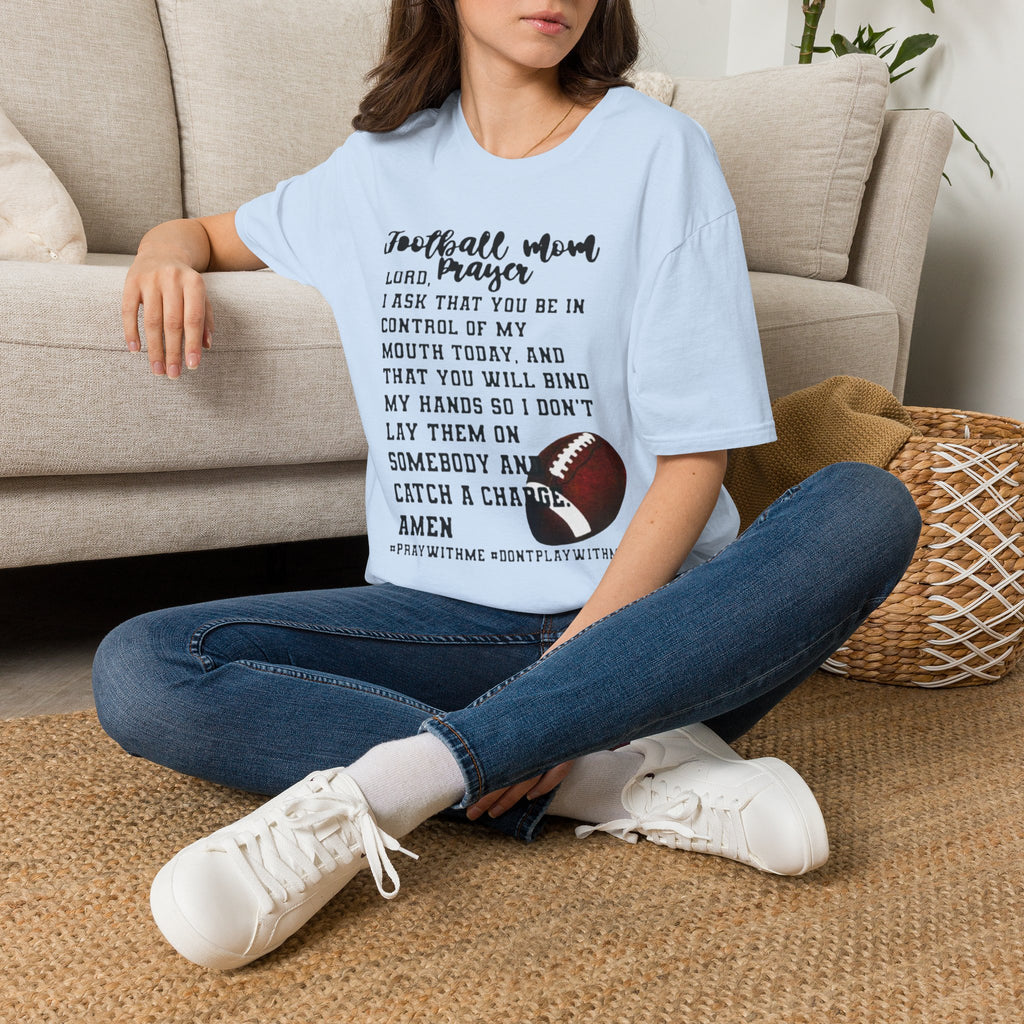Football mom prayer T-shirt
