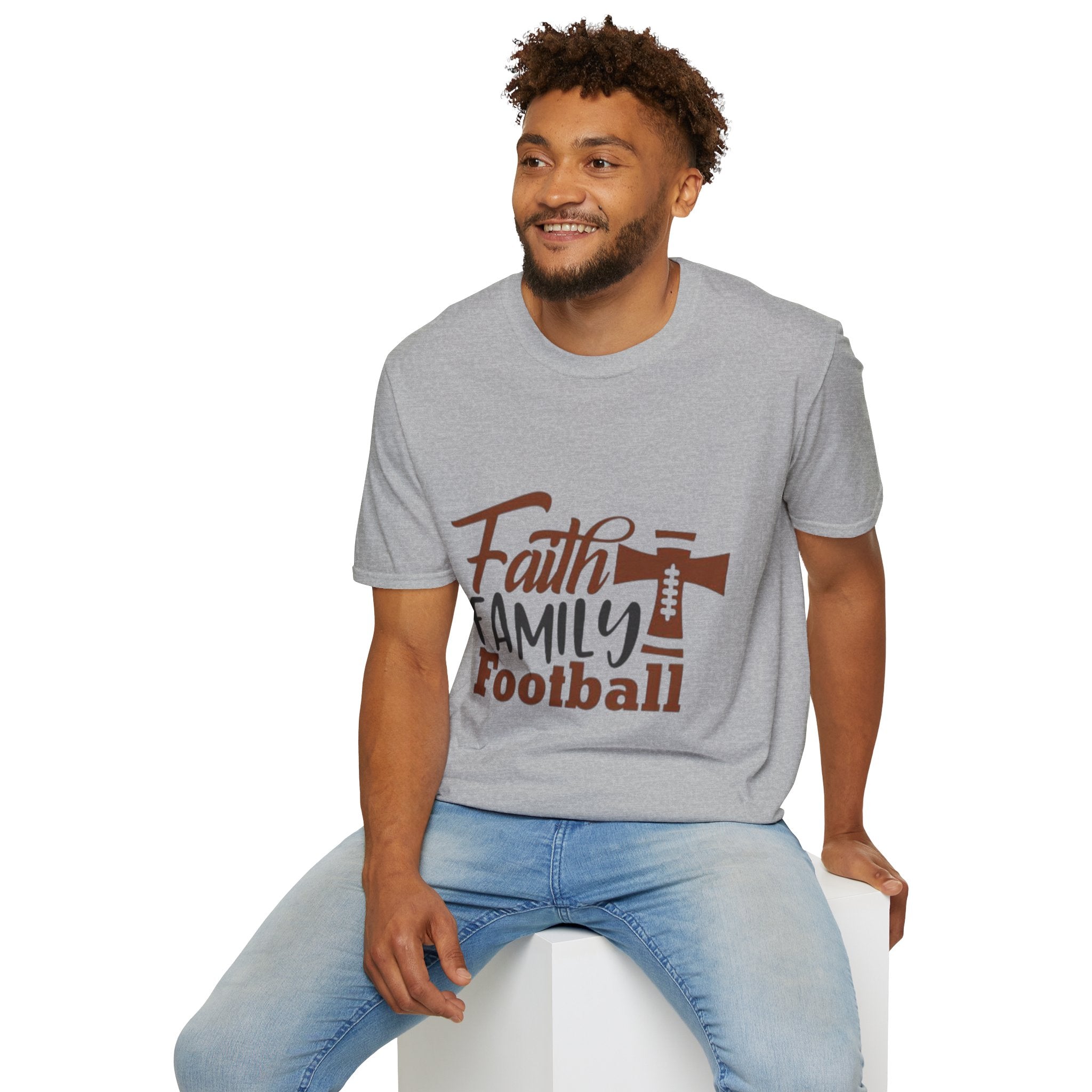 Faith,Family,Football T-shirt